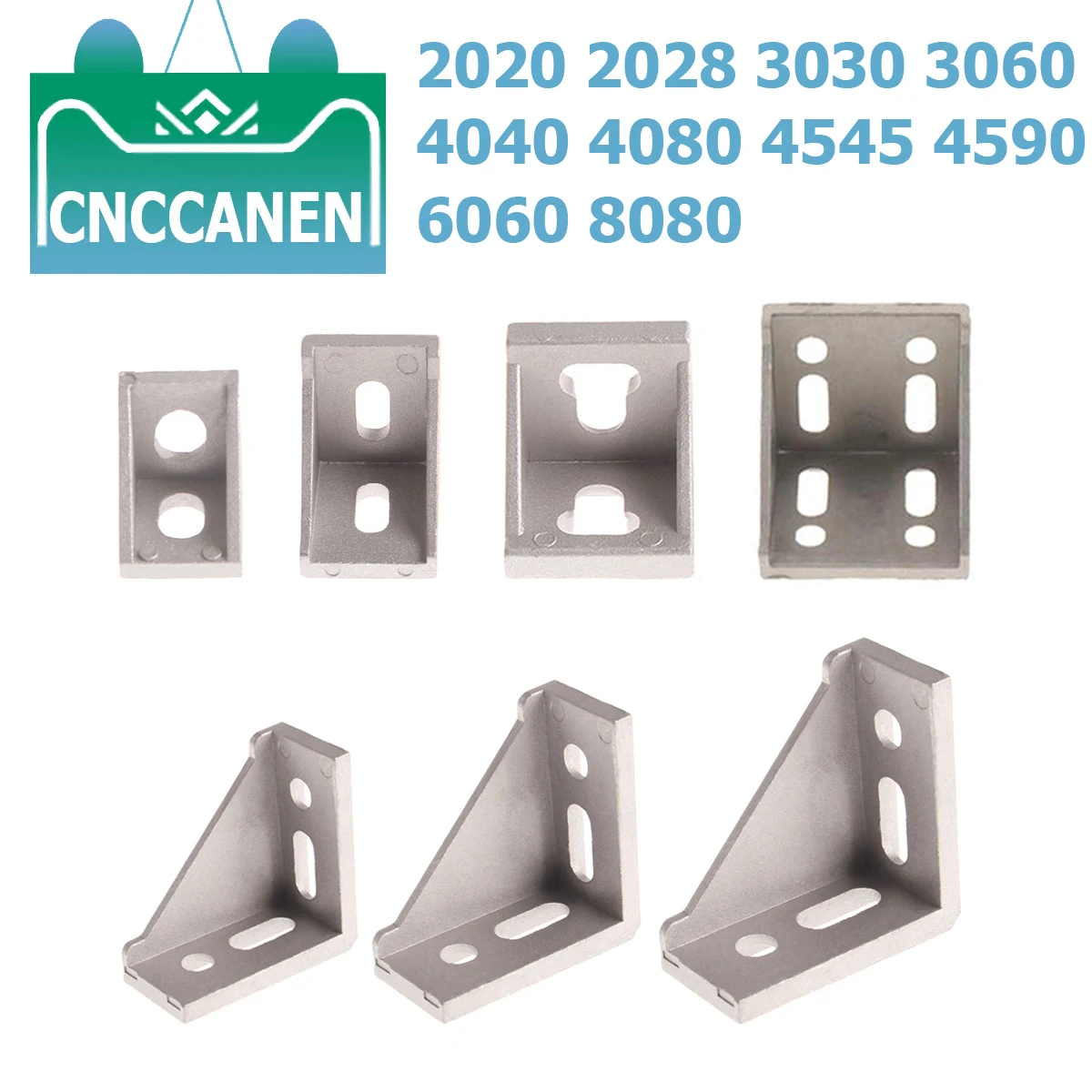 5X 4040 Corner Fitting Angle Connector Bracket for Aluminum Profile