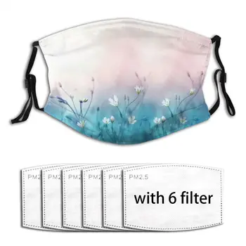 

Small White Flower Face Mouth Mask Cover Anti Dustproof Washable Reusable Adult Mouth Masks Mascarilla
