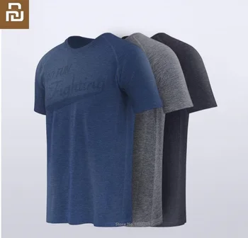 

Youpin 90 point Man one-piece t-shirt Short sleeve Moisture absorption Breathable Silver ion antibacterial Running fitness male