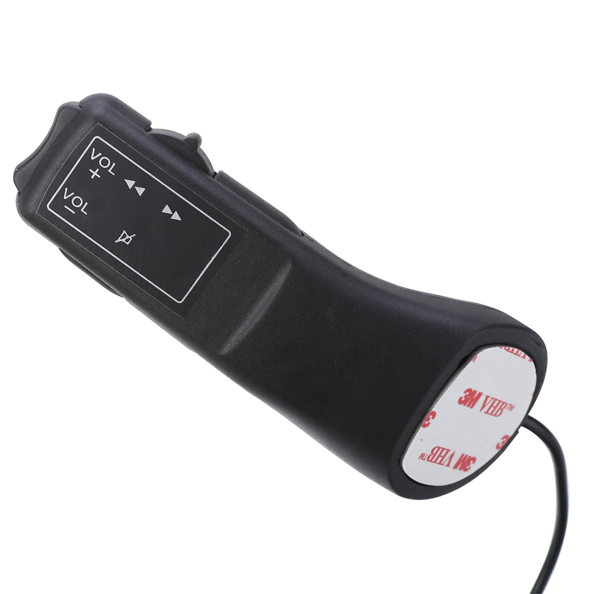 Universal 1pc Car Steering Wheel Remote Control Stalk Button For Bluetooth Radio DVD GPS With Adhesive Tape Sticker