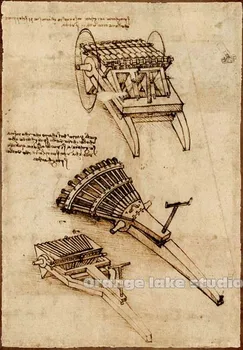 

Da Vinci manuscript Vintage Machine Painting Pure cotton Canvas Wall Art Picture Home Decoration Living Room Canvas Print A11