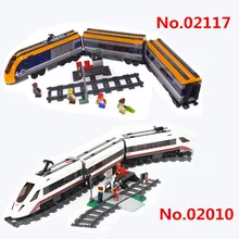02117 02009 02010 город грузовой поезд серии строительные блоки с мотором дистанционного управления совместимы 60052 60098 60051