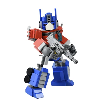 

405Pcs Moc Mini Mecha Car Robot Model Assembly Small Particle Building Blocks Educational Toy Set For Children Kid Birthday Gift