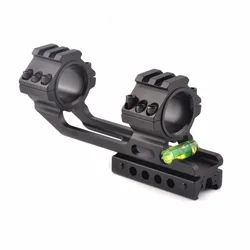 11mm 20mm adaptador universal monta com nível de bolha para caça rifle escopo 25.4mm e 30mm tubo
