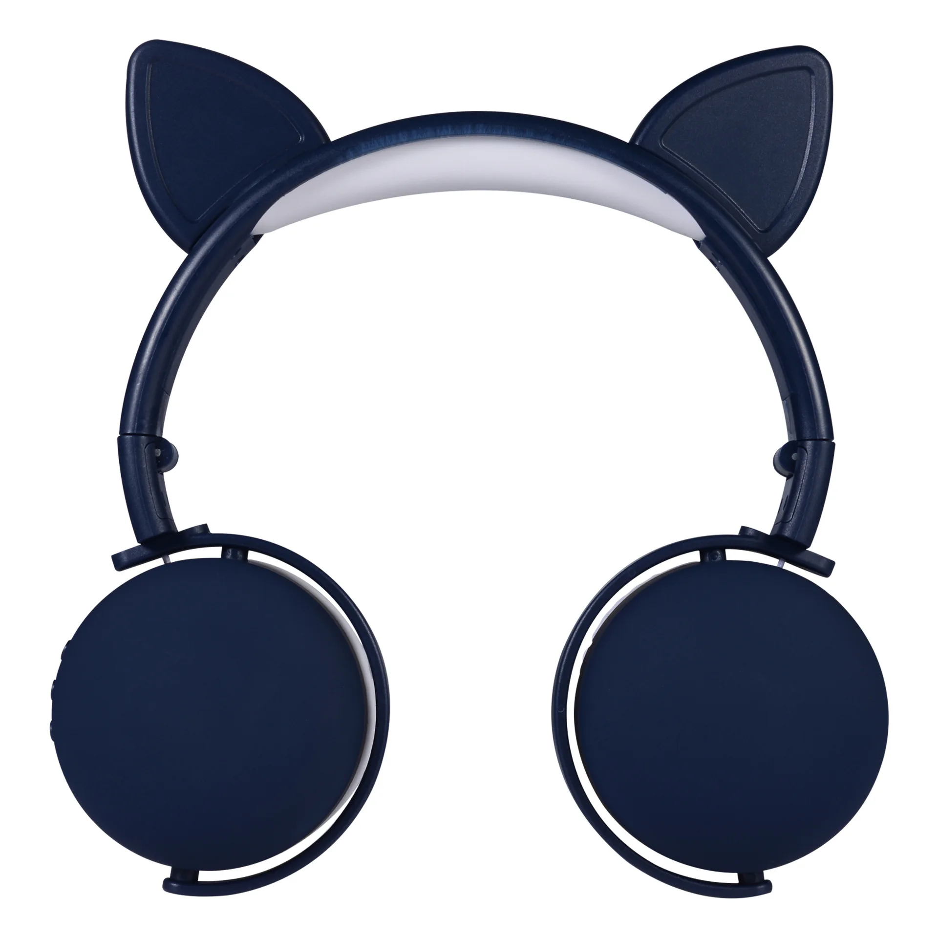 Милые Мультяшные Bluetooth 5 0 складные беспроводные детские наушники двухсторонние