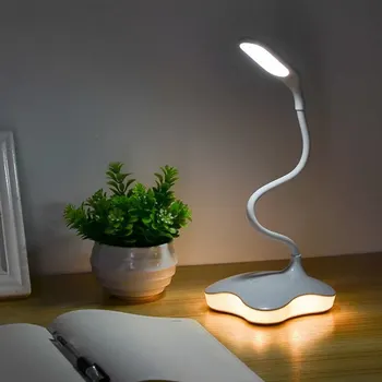 

Dimmable LED Sensor Desk Light Eye-Protection Lamp Flexible Night Lighting Table Lamp With USB Cable For Study