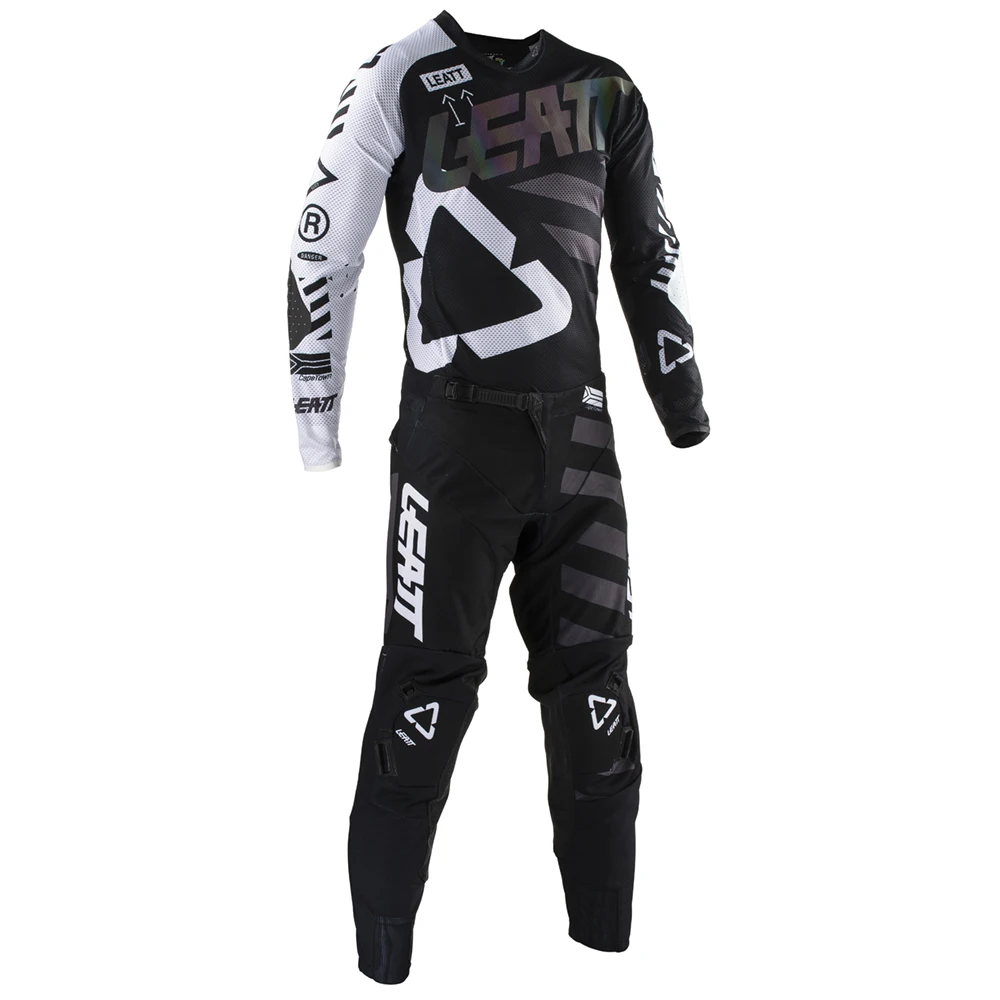 TLD гоночный набор для мотокросса 4 цвета ATV Dirt Bike Джерси Набор MX Moto Джерси и штаны - Цвет: Черный