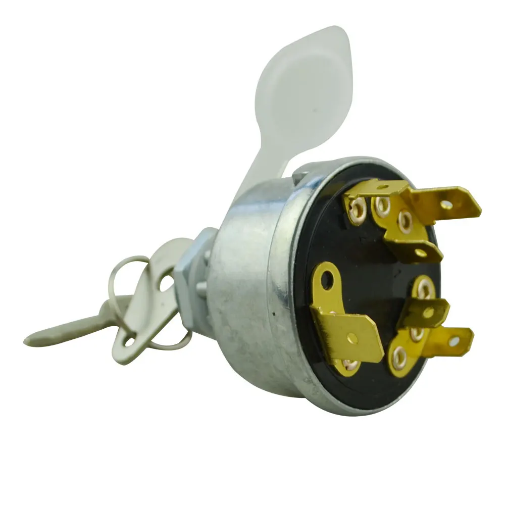 FLYPIG New Universal Performance Tractor Ignition Switch Starter+ Key for Massey Ferguson John Deere