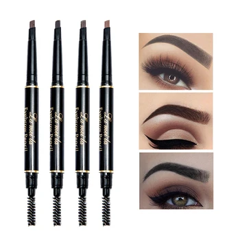 

Makeup Double Ended Eyebrow Pencil Waterproof Long Lasting Black Brown Eye Brow Tint Enhancers Tattoo Pen Brush Women Cosmetics