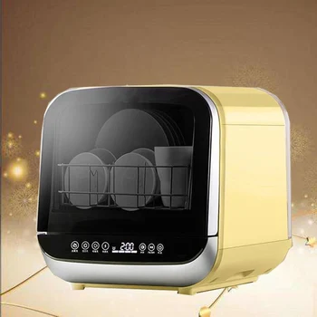 

Household free installation of automatic dishwasher intelligent high temperature sterilization dishwasher