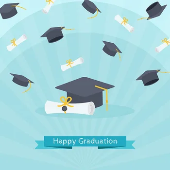 

Happy graduation backdrop backgrounds vinyl grads party fund photography backdrop fotografia for photography studio props lv-533