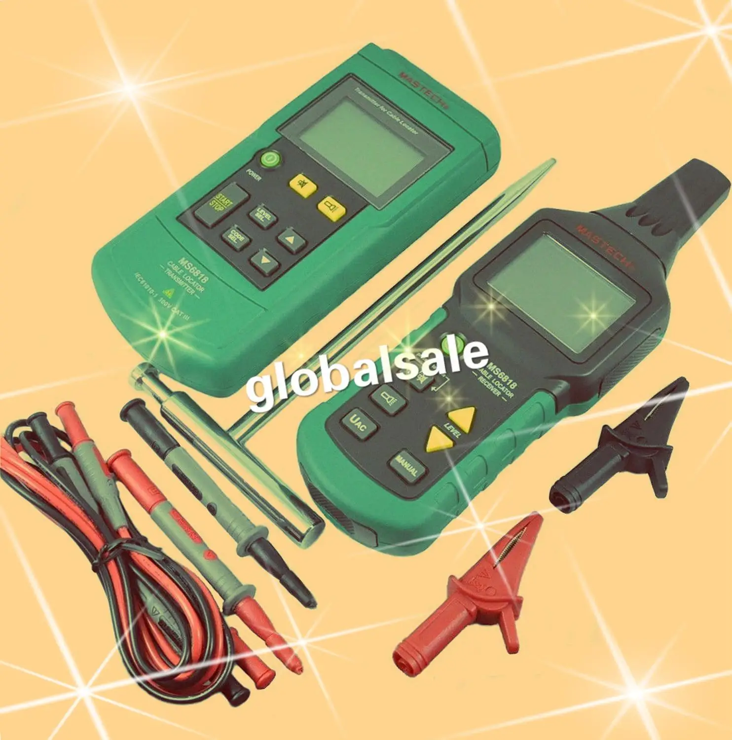 MASTECH MS6818 와이어 케이블 금속 파이프 탐지기, 탐지기 테스터 미터, 무료 배송, 신제품tester meter