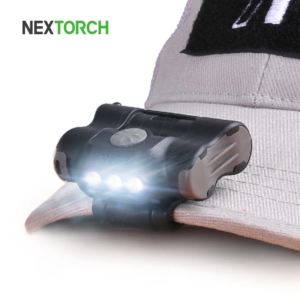 AAA Battery Clip Head Torch Led Flashlight Headlamp Waterproof LED Cap Light Hiking Camping Running Headlight Free Shipping