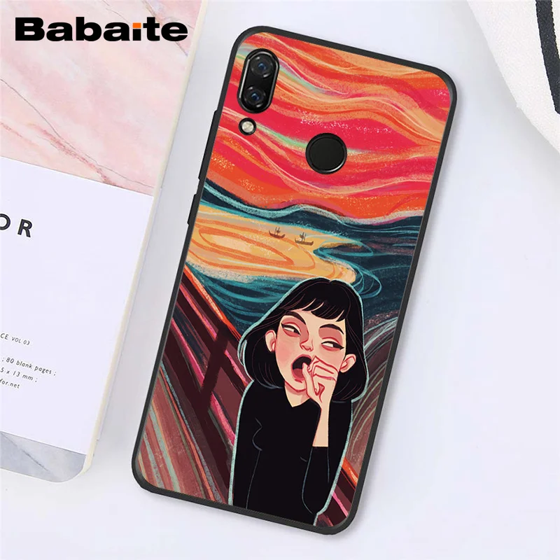 A16 Babaite Kiss Gustav Klimt Ван Гог Звездная ночь звезда чехол для телефона для Xiaomi Redmi8 4X 6A S2 Go Redmi 5 5Plus Note4 5 7 Note8Pro - Цвет: A16