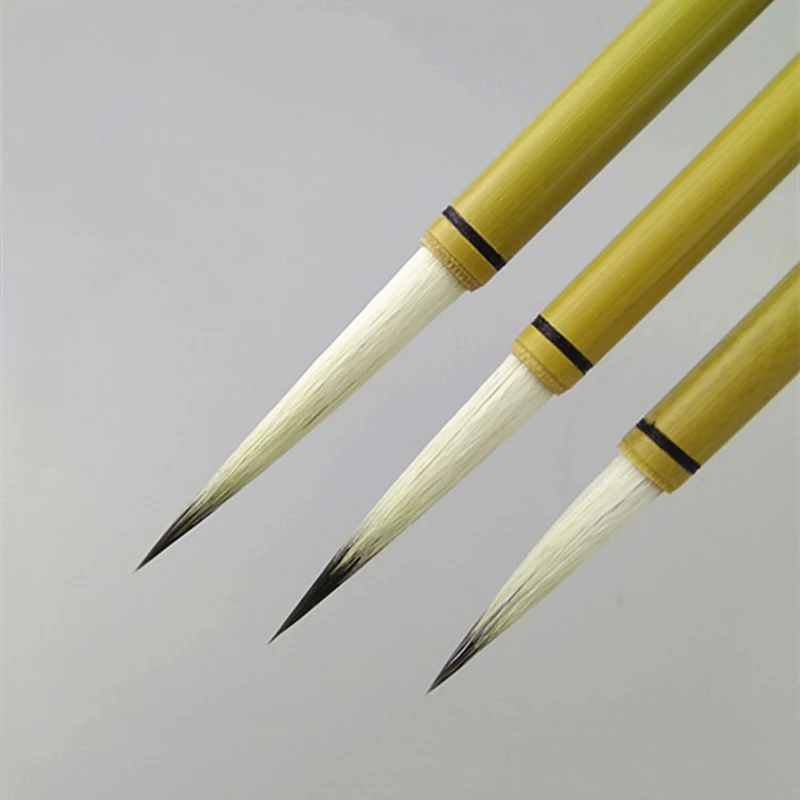 Paint Calligraphy Brush 3pcs/lot Slim Chinese