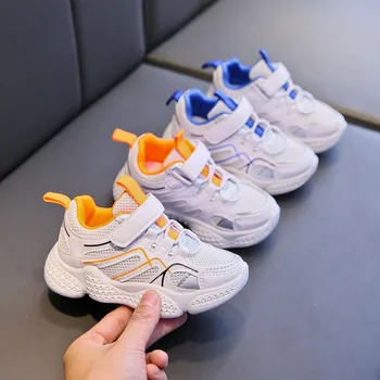 

Kids Spring Autumn Leisure Sports Shoes Outdoor Childrens Sneakers Breathable Mesh Running Flats Shoe EUR 26-37 for Boys Girls