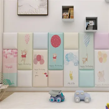 

crash soft bag cartoon bear color balloon crash wall sticker children's bedroom stereo background wall tatami 3D wall sticker