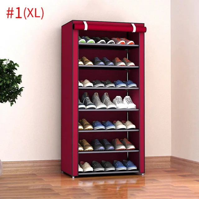 style1 XL 35 пылезащитные домашние стеллажи для обуви Органайзер несколько слоев обуви держатель для полки стойки дверь, подставка для обуви экономит пространство для хранения домашнего гардероба - Цвет: style1 XL