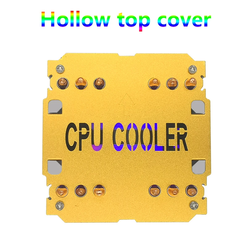 6PH F Новые 6 тепловых труб кулер для процессора 90 мм PWM 3/4Pin поддержка 3 вентиляторов