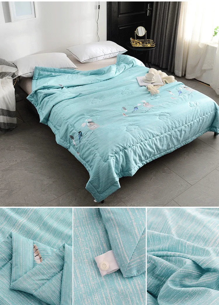 DOHIA мягкое и прохладное летнее одеяло складное мытье напрямую от производителя летняя воздушная крышка подарок тонкое одеяло