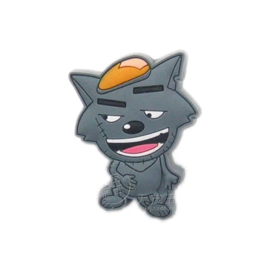 Wolf 1х детский шкаф для хранения ручки мягкие резиновые мультфильм ящик Шкаф Дверь детской комнаты ручки ручка - Цвет: Wolf