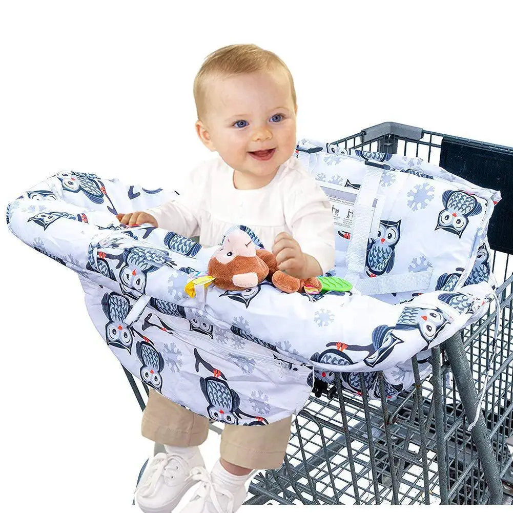 

Multifunctional Baby Children Folding Shopping Cart Cover Baby Shopping Push Cart Protection Cover Safety Seats For Kids