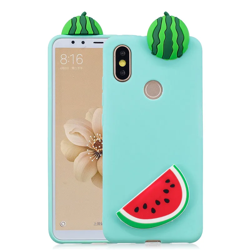 Watermelon Силиконовый чехол из ТПУ с 3D изображением милой панды единорога кактуса для huawei Y6 Y7 Y5 Y6 Y7 Y9 Prime чехол Funda для женщин и детей - Цвет: Watermelon