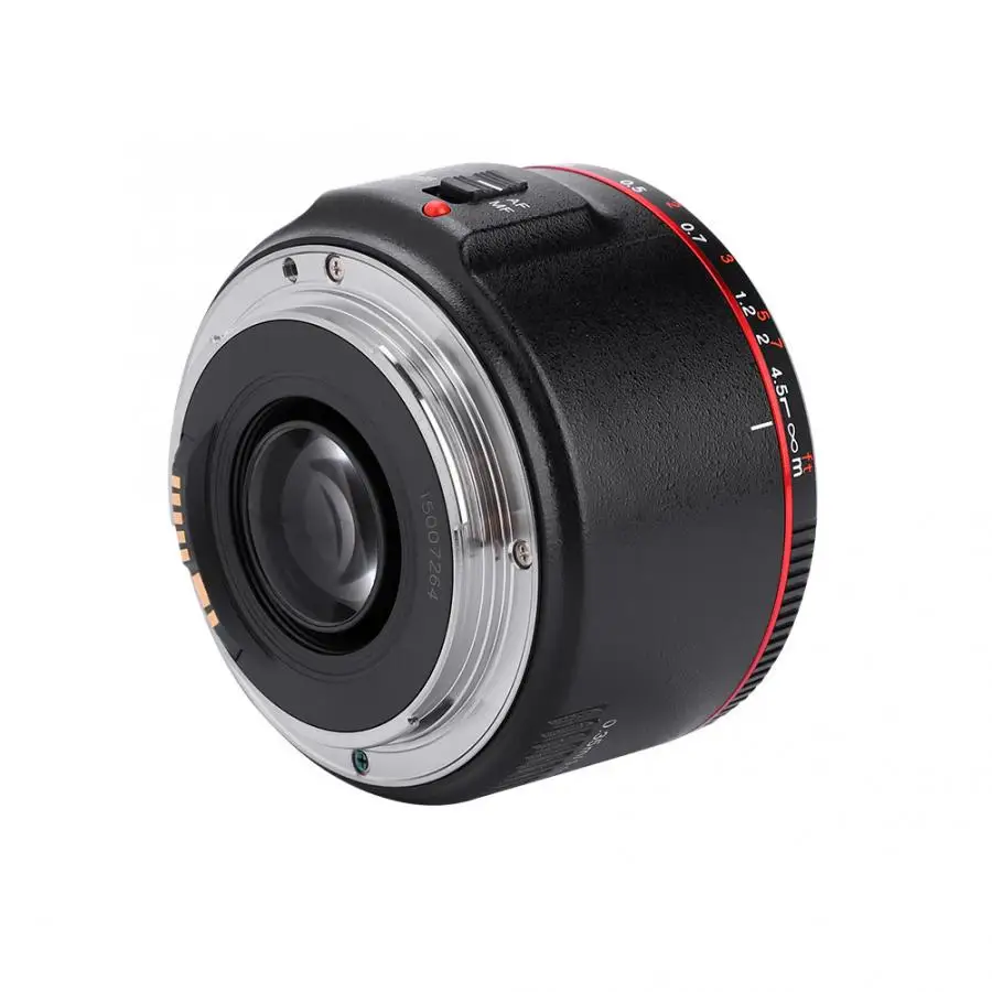 Камера Len lentille YN 50 мм F1.8 большая апертура AF MF полная Рамка Len для Canon однообъективная зеркальная камера s камера len аксессуары