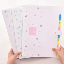 Deli A4 Широкий кошелек органайзер для файлов, папок для студенческого подарка креативный пакет для документов кавайные канцелярские принадлежности Школьные принадлежности