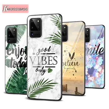 

Black Cover Inspirational Humor Quotes for Samsung Galaxy S20Ultra S20 Plus Note 10 Lite A01 A11 A21 A51 A71 A81 A91 Phone Case