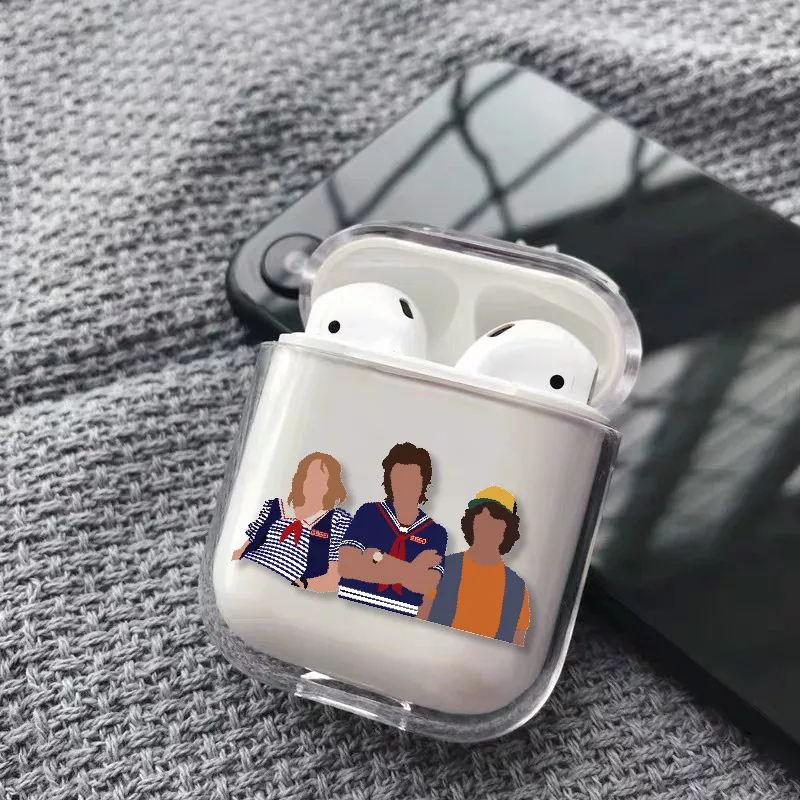Чехол для наушников Stranger Things Eleven для Apple iPhone, зарядная коробка для AirPods Pro, жесткий прозрачный защитный чехол, аксессуары - Цвет: 16
