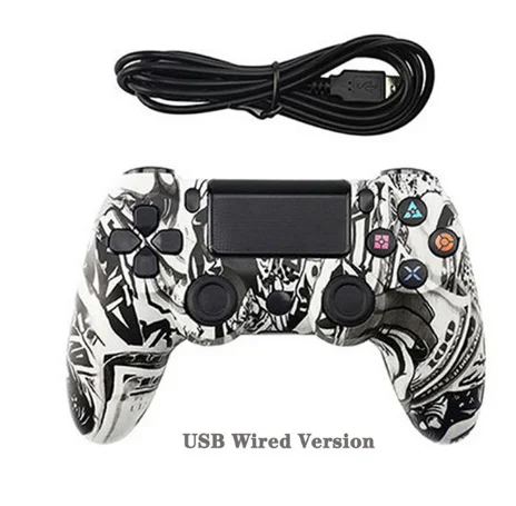 Беспроводной Bluetooth/USB проводной джойстик для PS4 контроллер подходит для playstation 4 консоль для Dualshock 4 геймпад для PS4 консоли - Цвет: Wired version 5