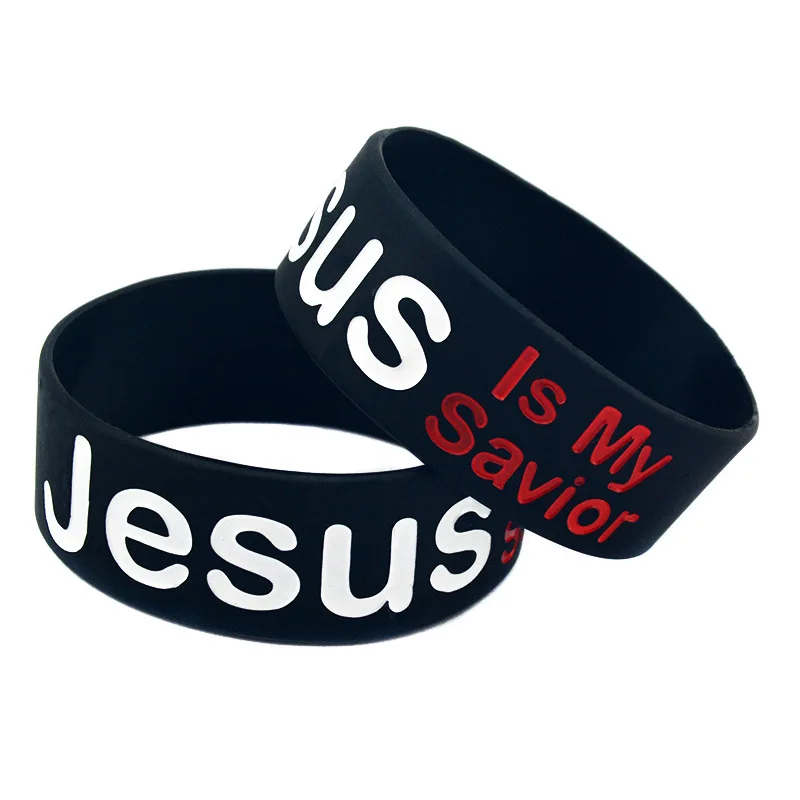 Silicone wristband Jesus Is My Savior wild men and women redemption