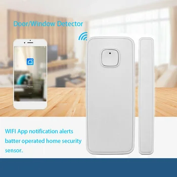 

Wireless WiFi Door Window Sensor Magnet Sensor Compatible with Alexa Google IFTTT AS99