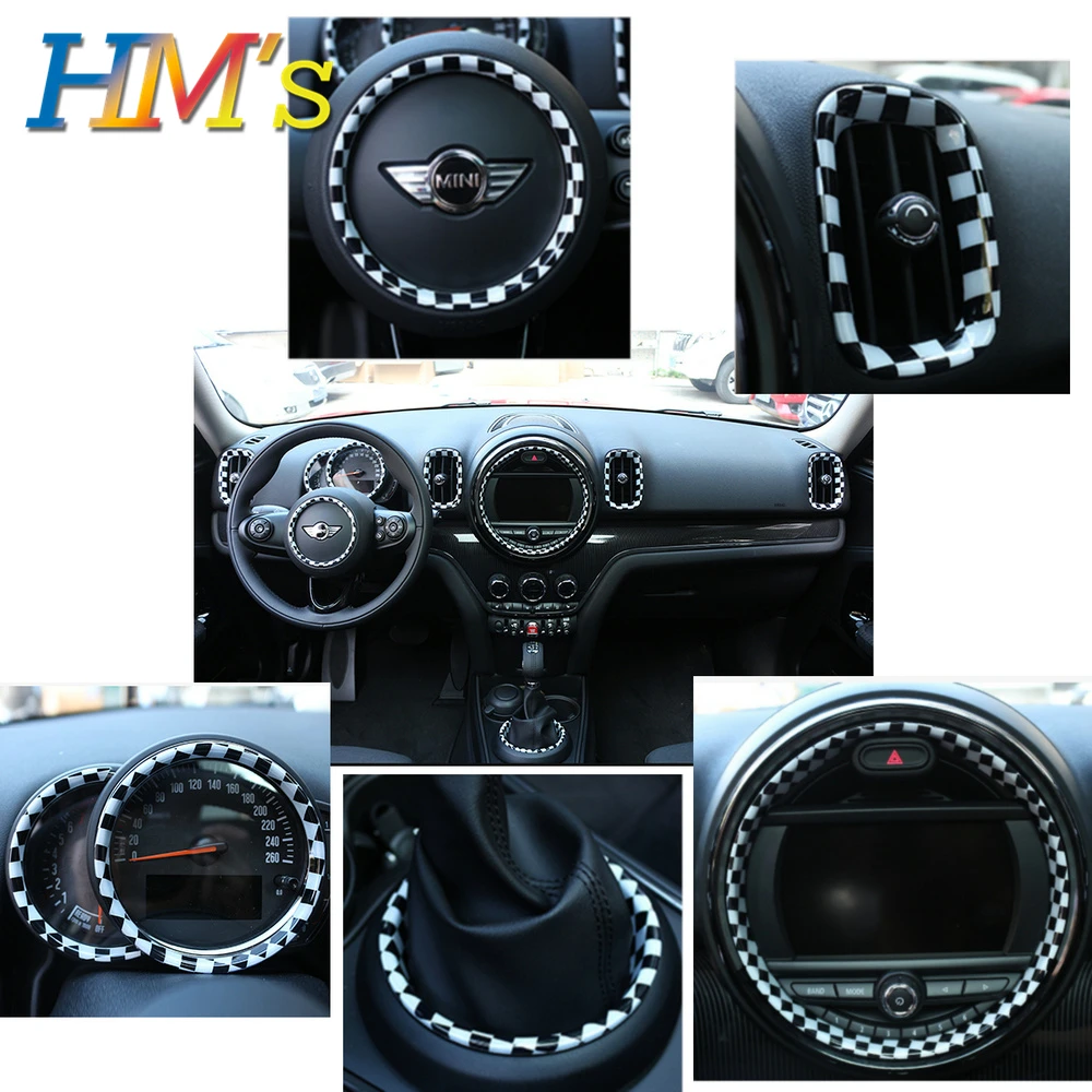 Для MINI Countryman F60 Автомобильный Стайлинг интерьерные наклейки кольца для Cooper