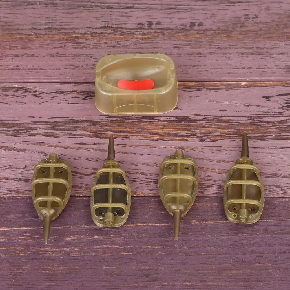 

Fishing Hooks Tackles Bait Support Device Tools Accessories Plastic Brown