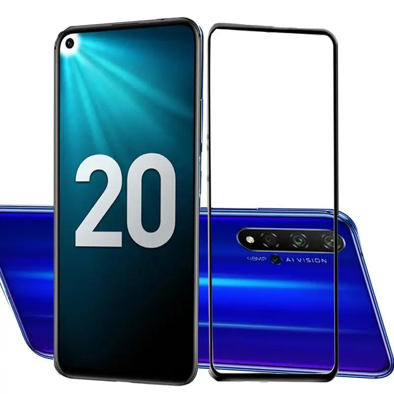 2 шт. полное Защитное стекло для huawei Honor 20S 20 Pro 8C 8X 8A 7C 10 Y5 Y9 P Smart Защитная пленка для экрана стекло