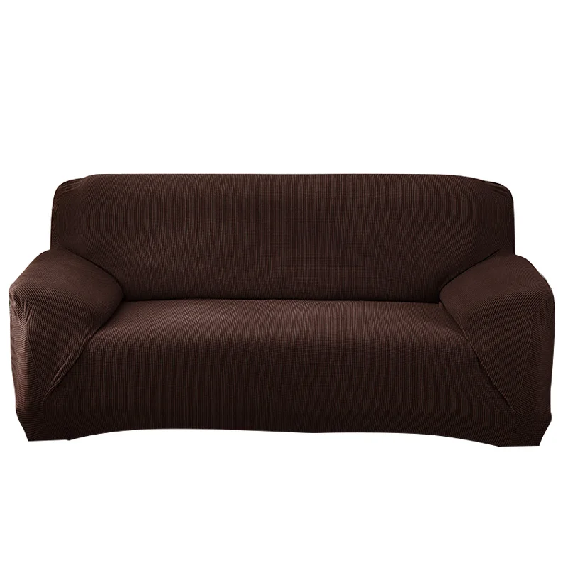 buy Sofa Cover Universal Knit Padded Sofa Single and Double Three person All inclusive Full Cover @LS