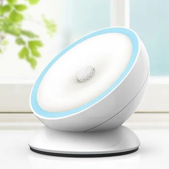 

Sturdy Motion Sensor Light Stick Up Lights USB Charging Induction Durable Wall Lamp Cordless Magnetic 360° Rotation