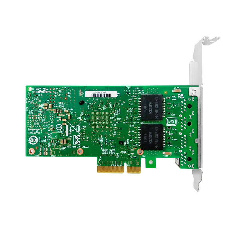 I350-T4 10 M/100 M/1000 M PCIe2.1 X4 RJ45* 4 медная сетевая карта Ethernet с intel I350