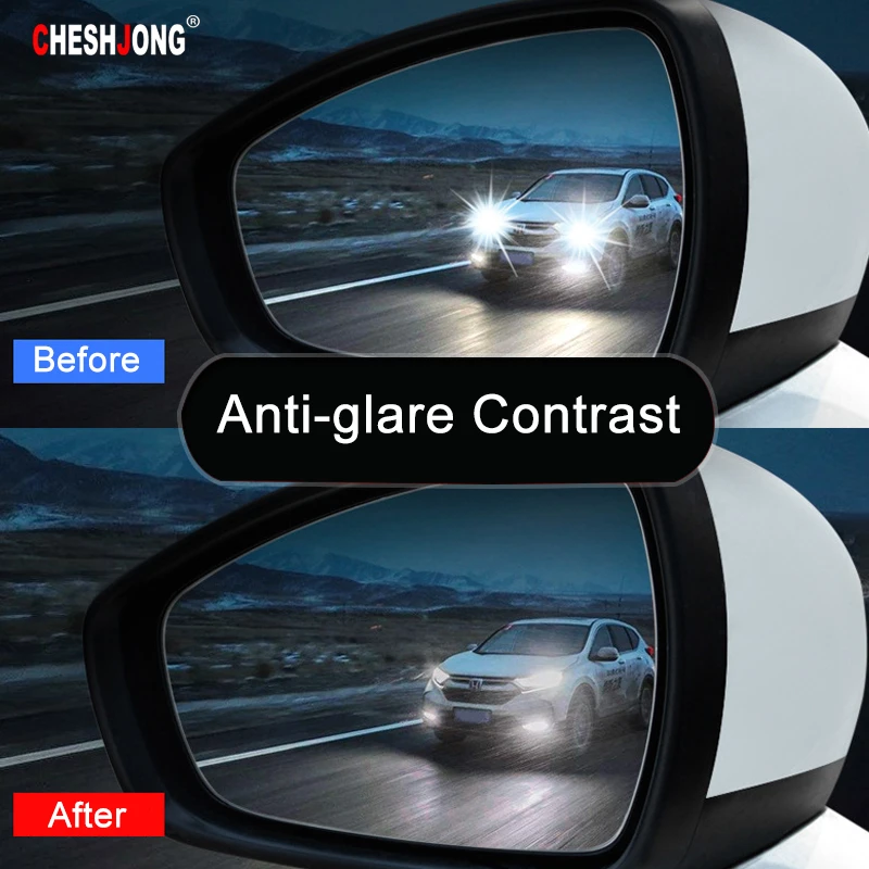 

A Pair Of Car Rearview Mirror Waterproof And Anti-Fog Rainproof Film Side Window Glass Film Screen Protector Accessories