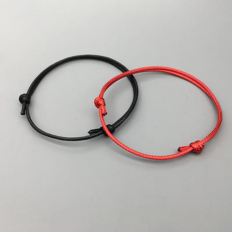 Simple Handmade Anklets Adjustable Rope Lucky Ankle bracelet Foot Accessories for Girl Women silver anklet bracelet ankle chains beads anklet fashion accessories