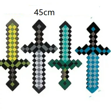 Espada de juguete de espuma EVA para niños, juguete de 45cm con diseño de Diamante Azul, suave, regalo de cumpleaños