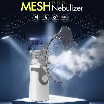 

Portable Nebulizer Mini Handheld Humidifier Ultrasonic Inhaler Nebulizer for kids Adult Atomizer Nebulizador Steaming Device