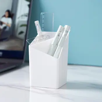 

Multifunctional Practical Durable Convenient Office Desktop Stand Pencil Holder Stationery Organizer Makeup Brush Storage Box