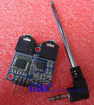 

1PCS 76-108MHZ 5V TEA5767 FM ereo Radio Module + Cable Antenna diy electronics