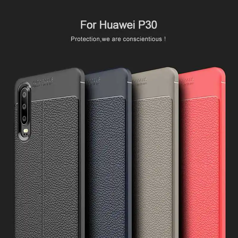 

Mokoemi Lichee Pattern Shock Proof Soft 6.1"For Huawei P30 Case For Huawei P30 Cell Phone Case Cover