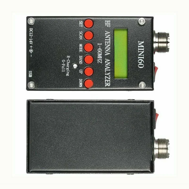 

Mini60 Sark100 HF ANT SWR Antenna Analyzer Meter for Bluetooth Android APP Win7 External: 12 to 14 Volts DC, 500mA