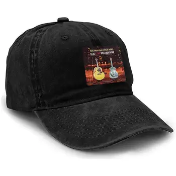 

Yuliang Mark Knopfler & Emmylou Harris Real Live Roadrunning Vintage Unisex Adult Adjustable Snapback Cowboy Hat Black