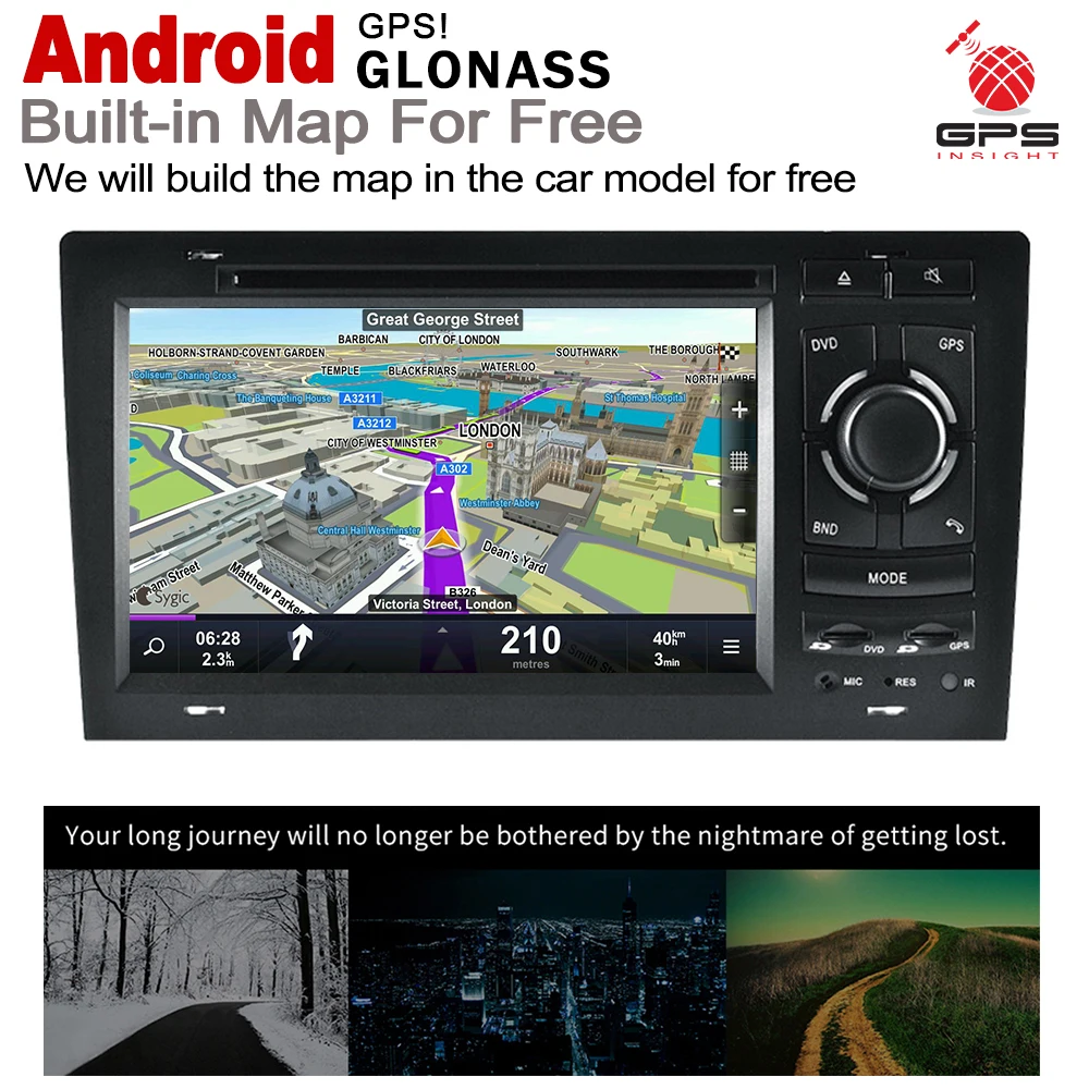 HD IPS экран DSP стерео Android 8 0 up Автомобильный DVD GPS навигация карта для Audi A8 S8 4D 1994 ~ 2003